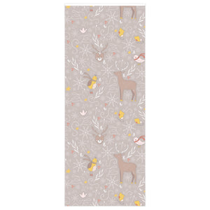 Meraki Paper - Beige Holiday Wrapping Paper - Holiday Animals - 24x60