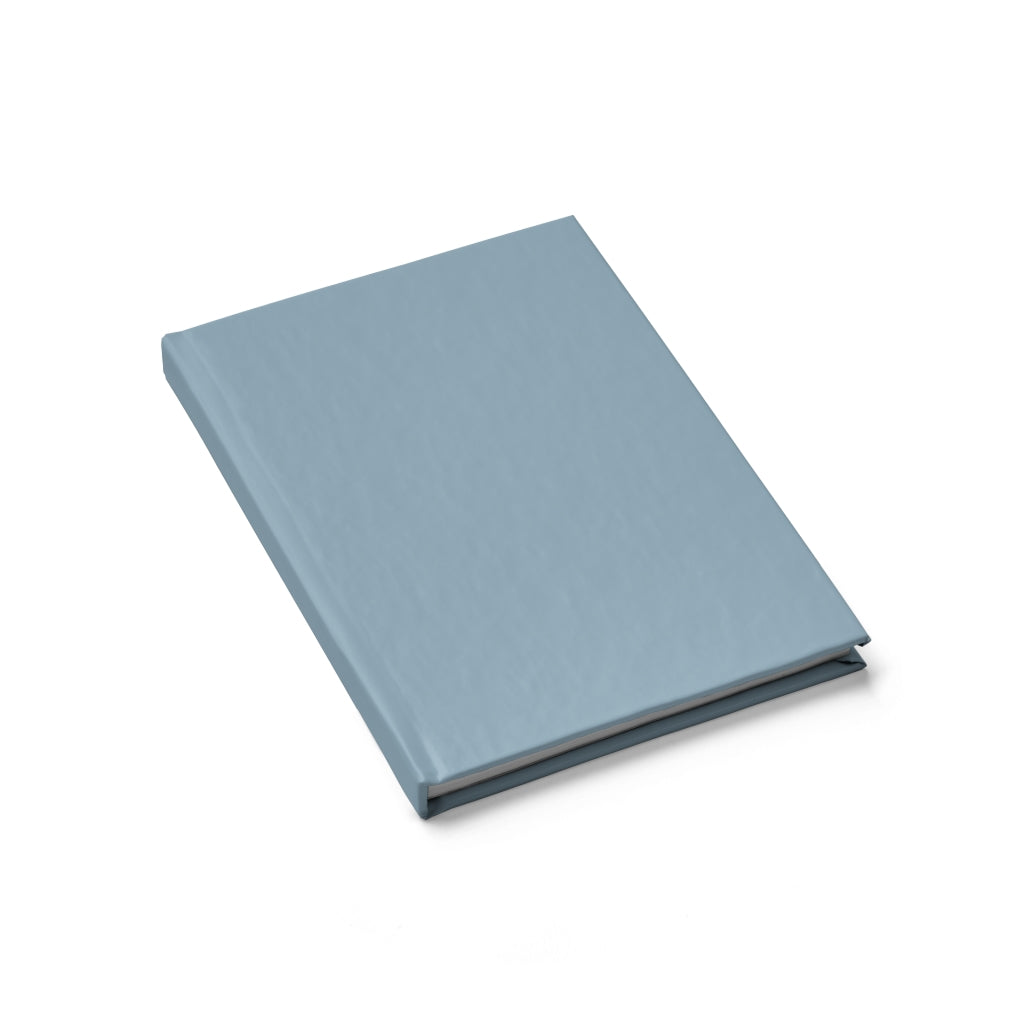 Meraki Paper - Blue Grey Blank Journal - Laid Flat
