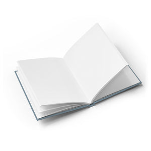 Meraki Paper - Blue Grey Blank Journal - Open