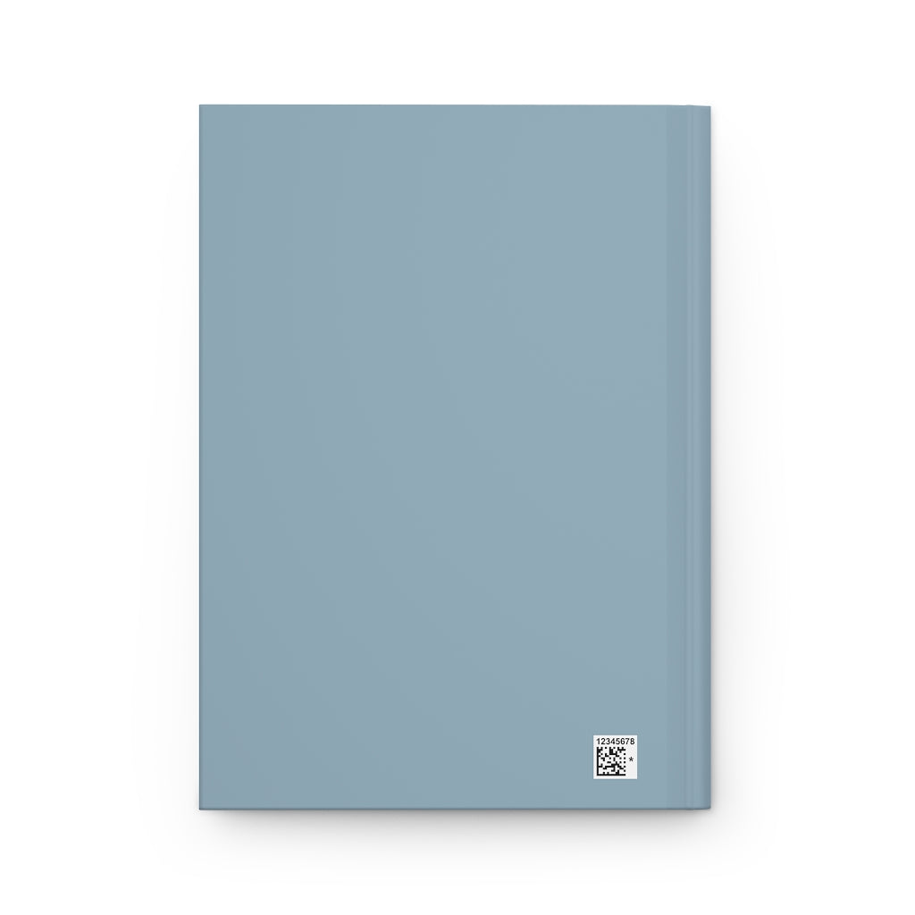 Meraki Paper - Blue Grey Hardcover Journal - Back View