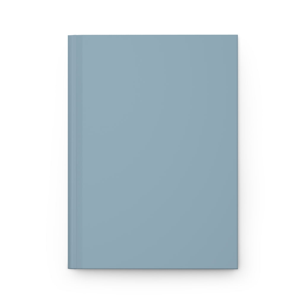 Meraki Paper - Blue Grey Hardcover Journal - Front View