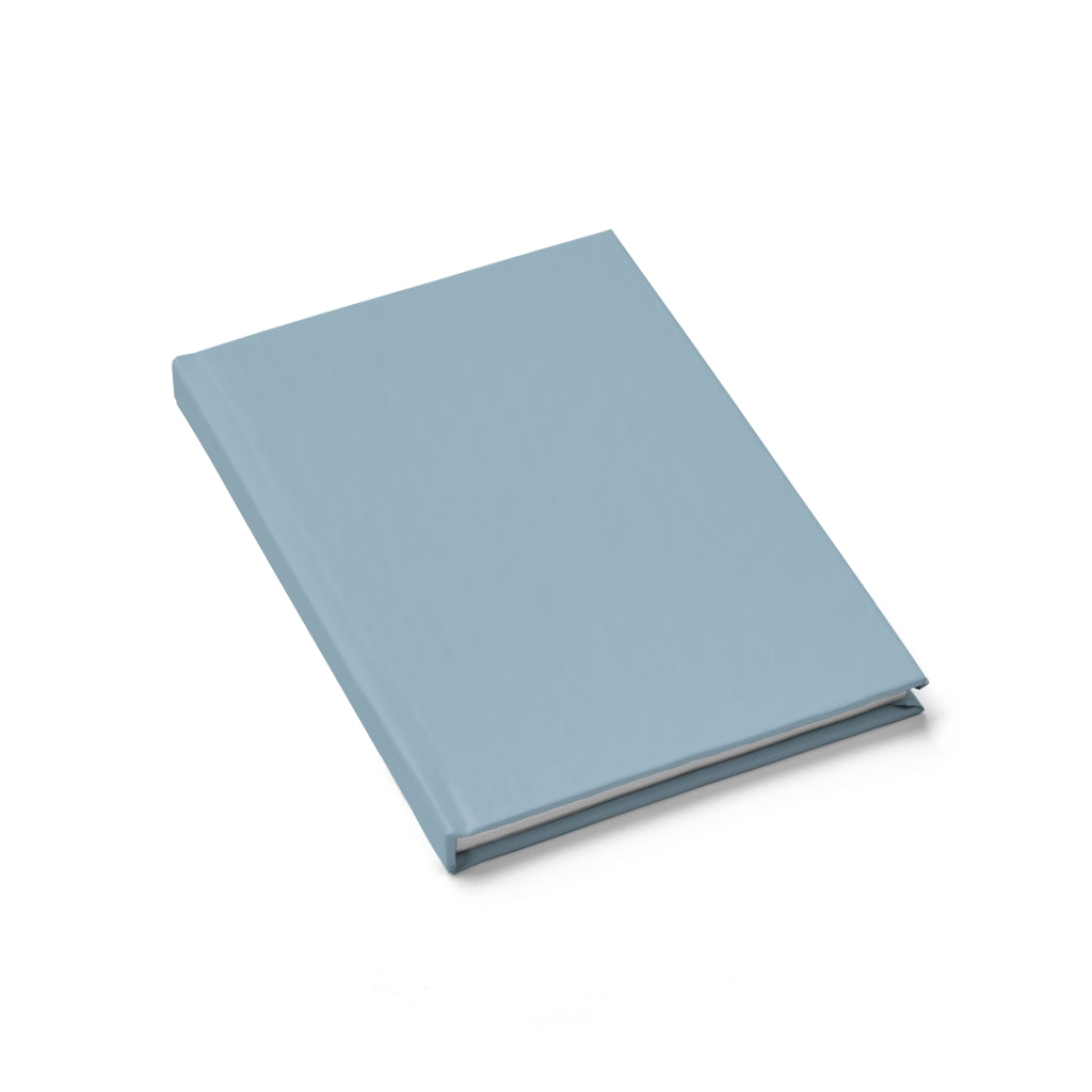Meraki Paper - Blue Grey Ruled Line Hardcover Journal - Laid Flat