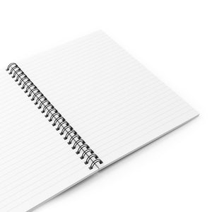 Meraki Paper - Blue Grey Spiral Notebook - Open