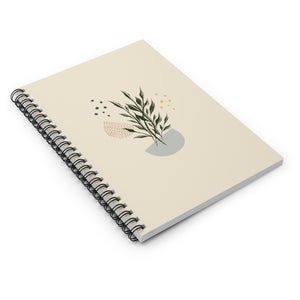 Meraki Paper - Branches in Bowl Spiral Notebook - Laid Flat