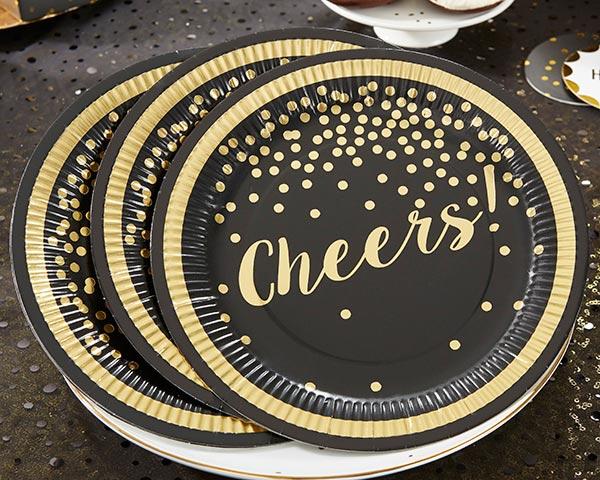 Meraki Paper - Cheers! Premium Paper Plates - Set of 8