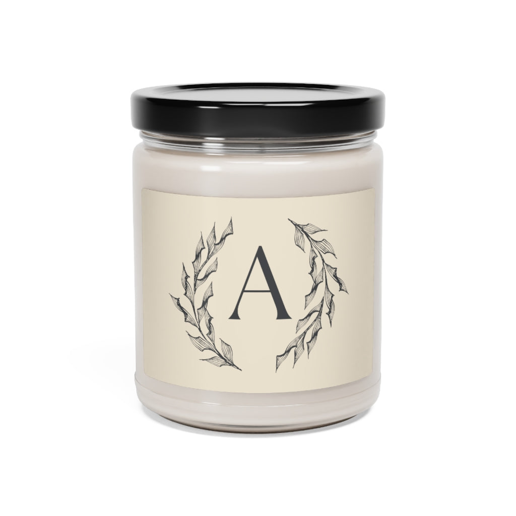 Meraki Paper - Circular Branches Scented Soy Wax Candle - A - Closed