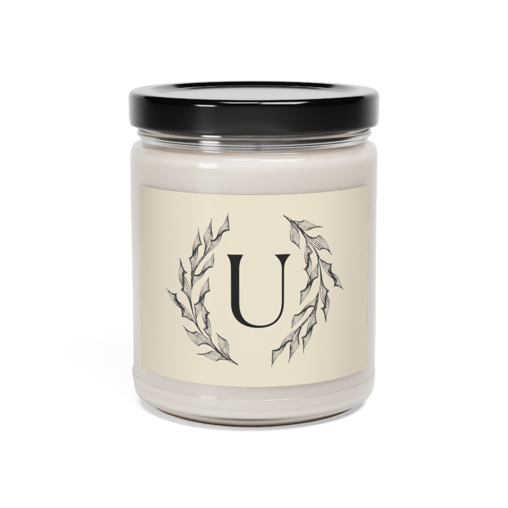 Meraki Paper - Circular Branches Scented Soy Wax Candle - U - Closed