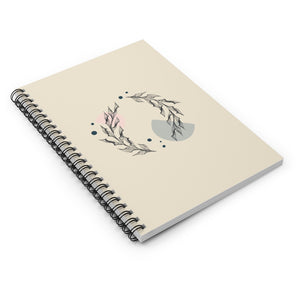 Meraki Paper - Circular Branches Spiral Notebook - Laid Flat