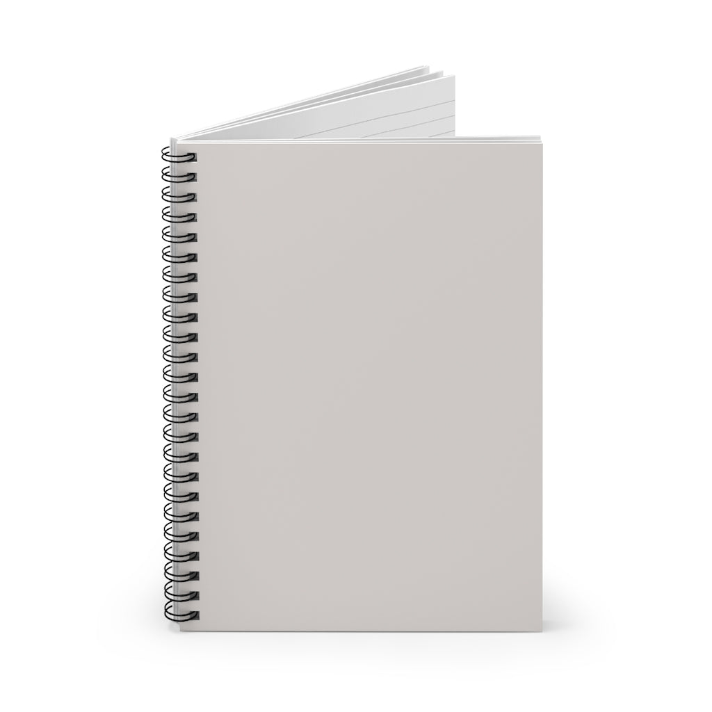 Meraki Paper - Dove Spiral Notebook - Standing Up