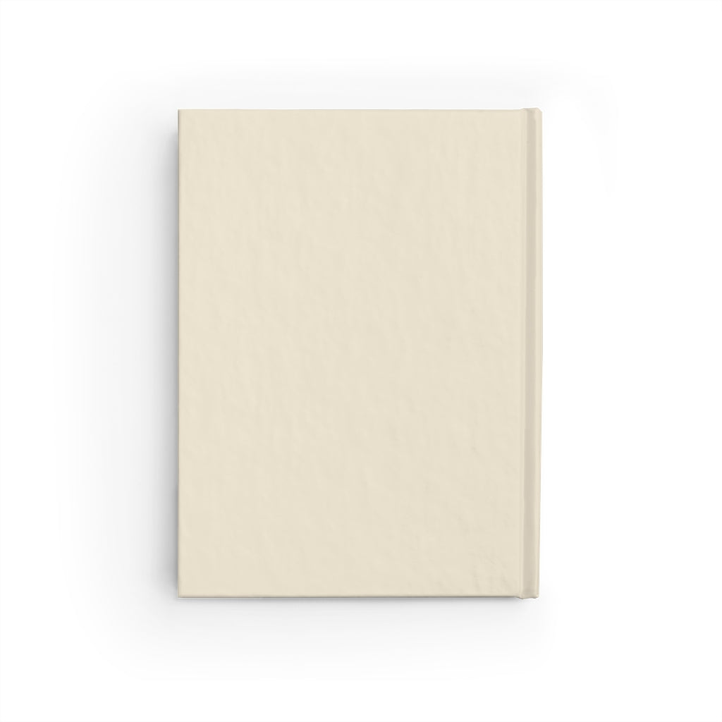 Meraki Paper - Ecru Ruled Line Hardcover Journal - Back View