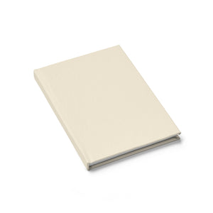 Meraki Paper - Ecru Ruled Line Hardcover Journal - Laid Flat