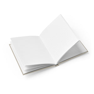 Meraki Paper - Ecru Ruled Line Hardcover Journal - Open