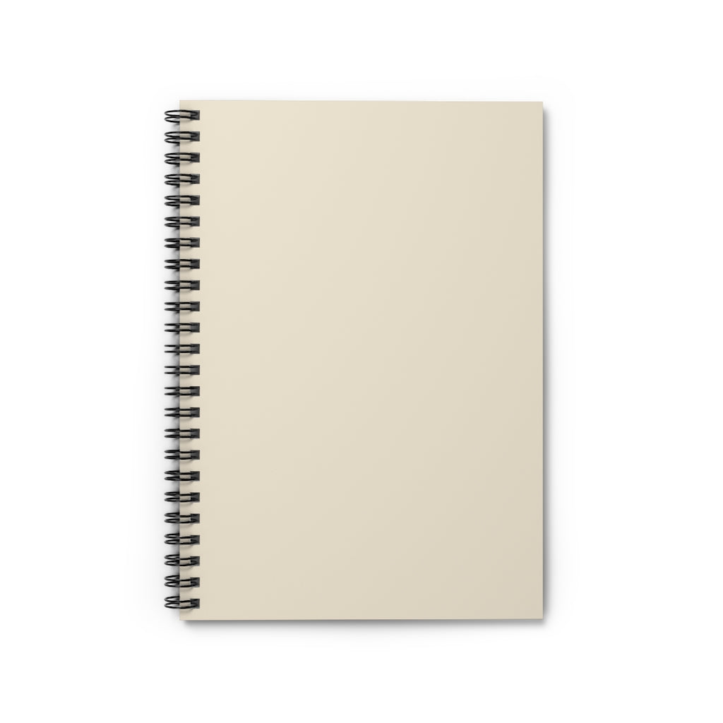 Meraki Paper - Ecru Spiral Notebook - Front View