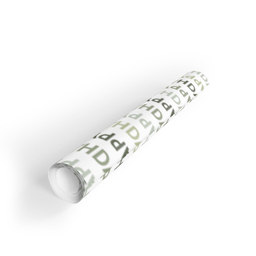 Meraki Paper - Happy Birthday Wrapping Paper Roll - Green - Complete Roll
