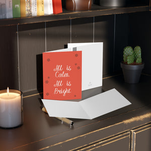 Meraki Paper - Holiday Greeting Cards - All is Bright - In Use