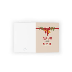 Meraki Paper - Holiday Greeting Cards - Christmas Bells - Flat View