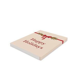 Meraki Paper - Holiday Greeting Cards - Christmas Bow - Pack of 16