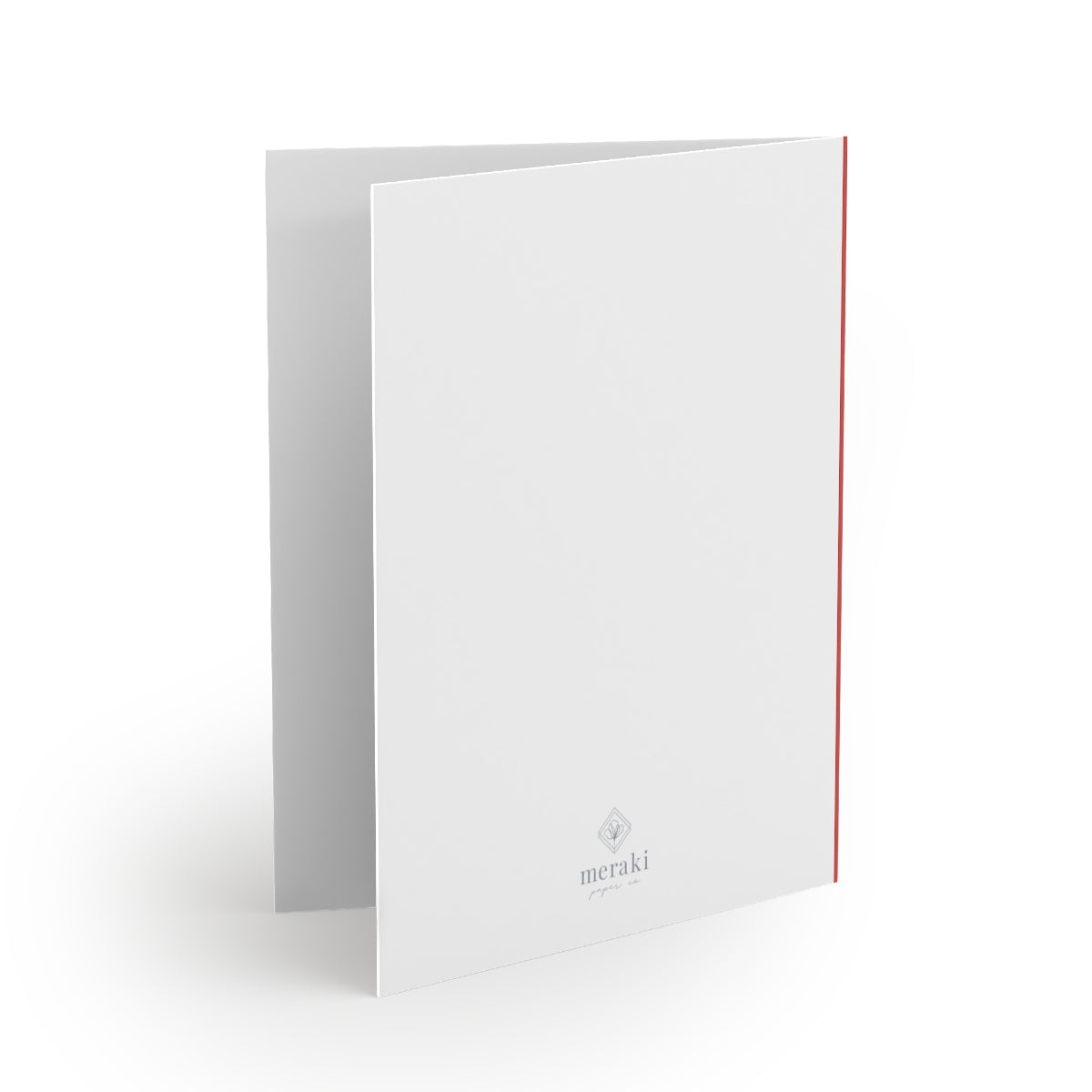 Meraki Paper - Holiday Greeting Cards - Holiday Season - Back View