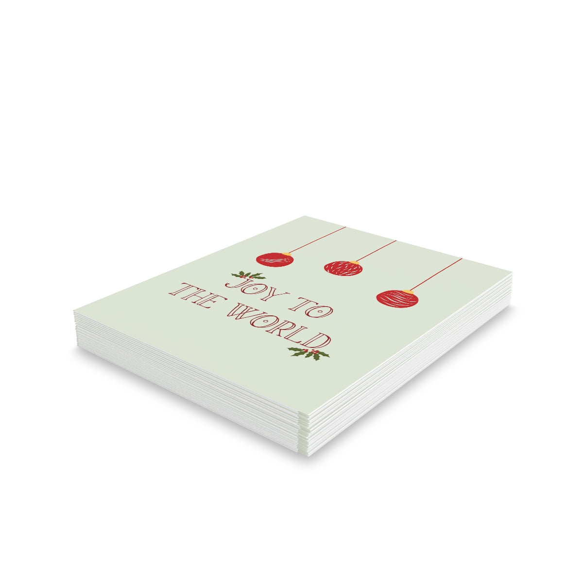 Meraki Paper - Holiday Greeting Cards - Joy to the World - Pack of 24