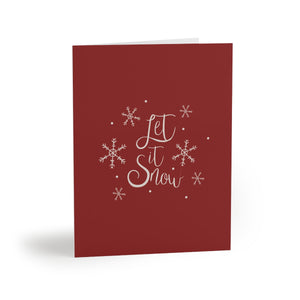 Meraki Paper - Holiday Greeting Cards - Let it Snow - Front View