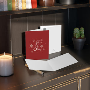 Meraki Paper - Holiday Greeting Cards - Let it Snow - In Use