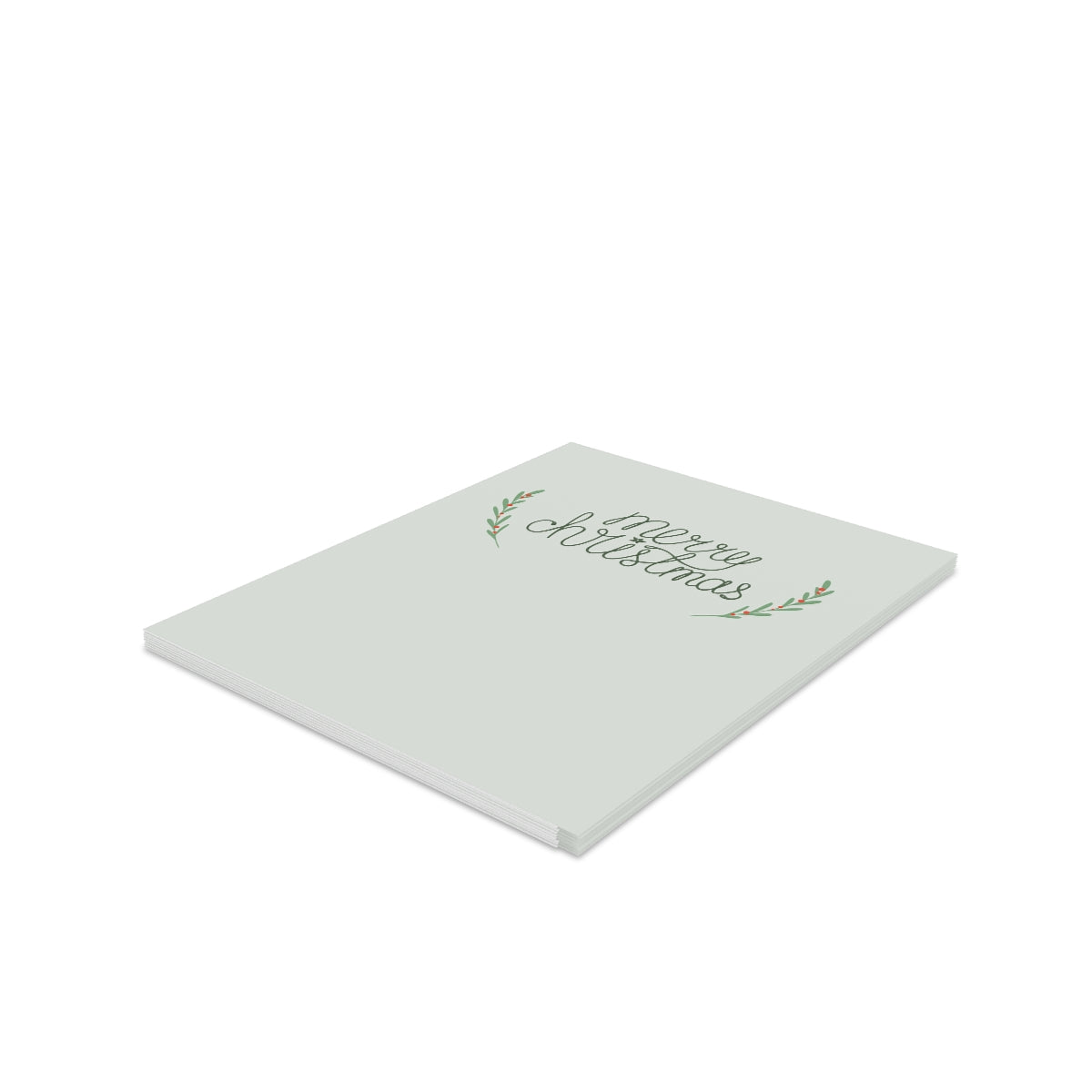 Meraki Paper - Holiday Greeting Cards - Merry Christmas - Pack of 8