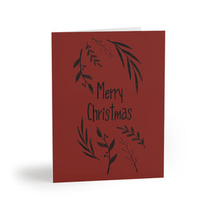 Meraki Paper - Holiday Greeting Cards - Merry Christmas Garland - Front View