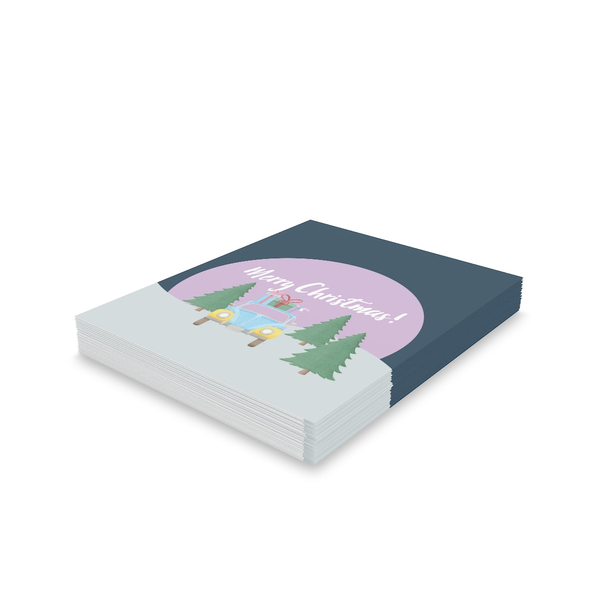 Meraki Paper - Holiday Greeting Cards - Merry Christmas Nighttime - Pack of 24