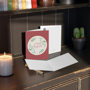 Meraki Paper - Holiday Greeting Cards - Merry Christmas Wreath - In Use