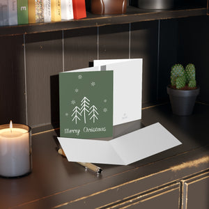 Meraki Paper - Holiday Greeting Cards - Merry Christmas & Evergreen Trees - In Use