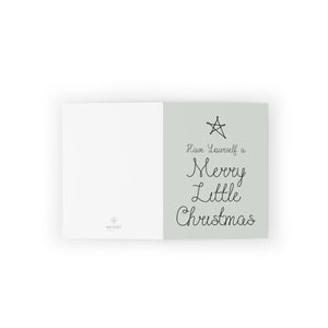 Meraki Paper - Holiday Greeting Cards - Merry Little Christmas - Flat View