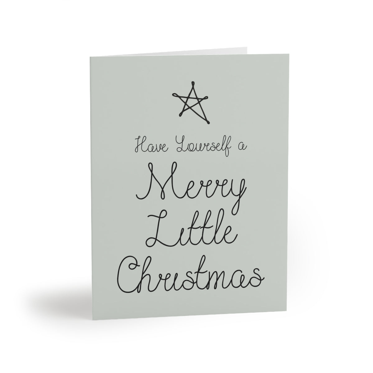 Meraki Paper - Holiday Greeting Cards - Merry Little Christmas - Front View