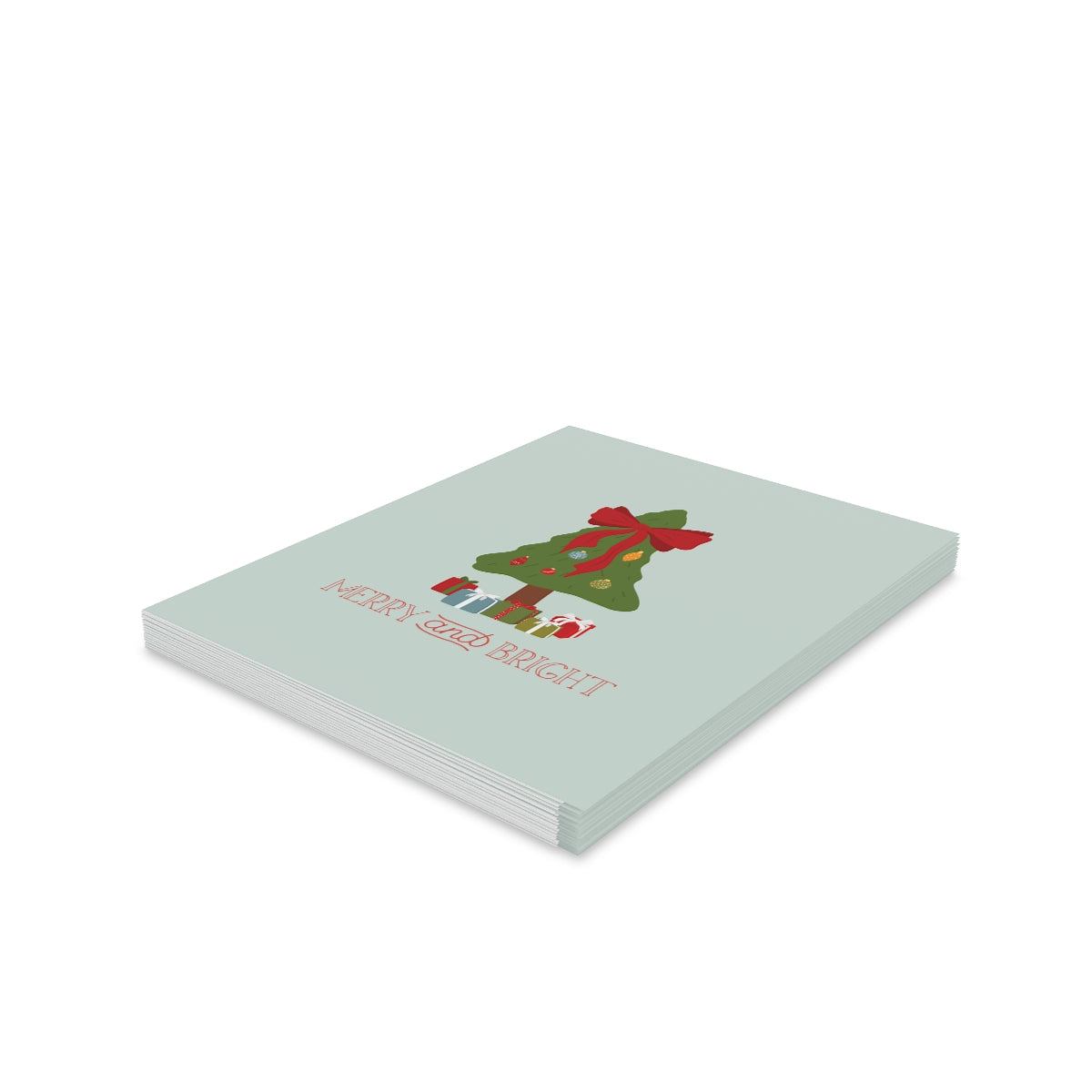 Meraki Paper - Holiday Greeting Cards - Merry & Bright - Pack of 16