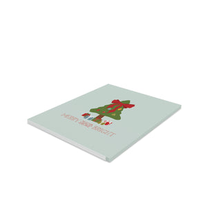 Meraki Paper - Holiday Greeting Cards - Merry & Bright - Pack of 8