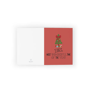 Meraki Paper - Holiday Greeting Cards - Most Wonderful Time of the Year - Flat View