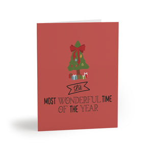 Meraki Paper - Holiday Greeting Cards - Most Wonderful Time of the Year - Front View