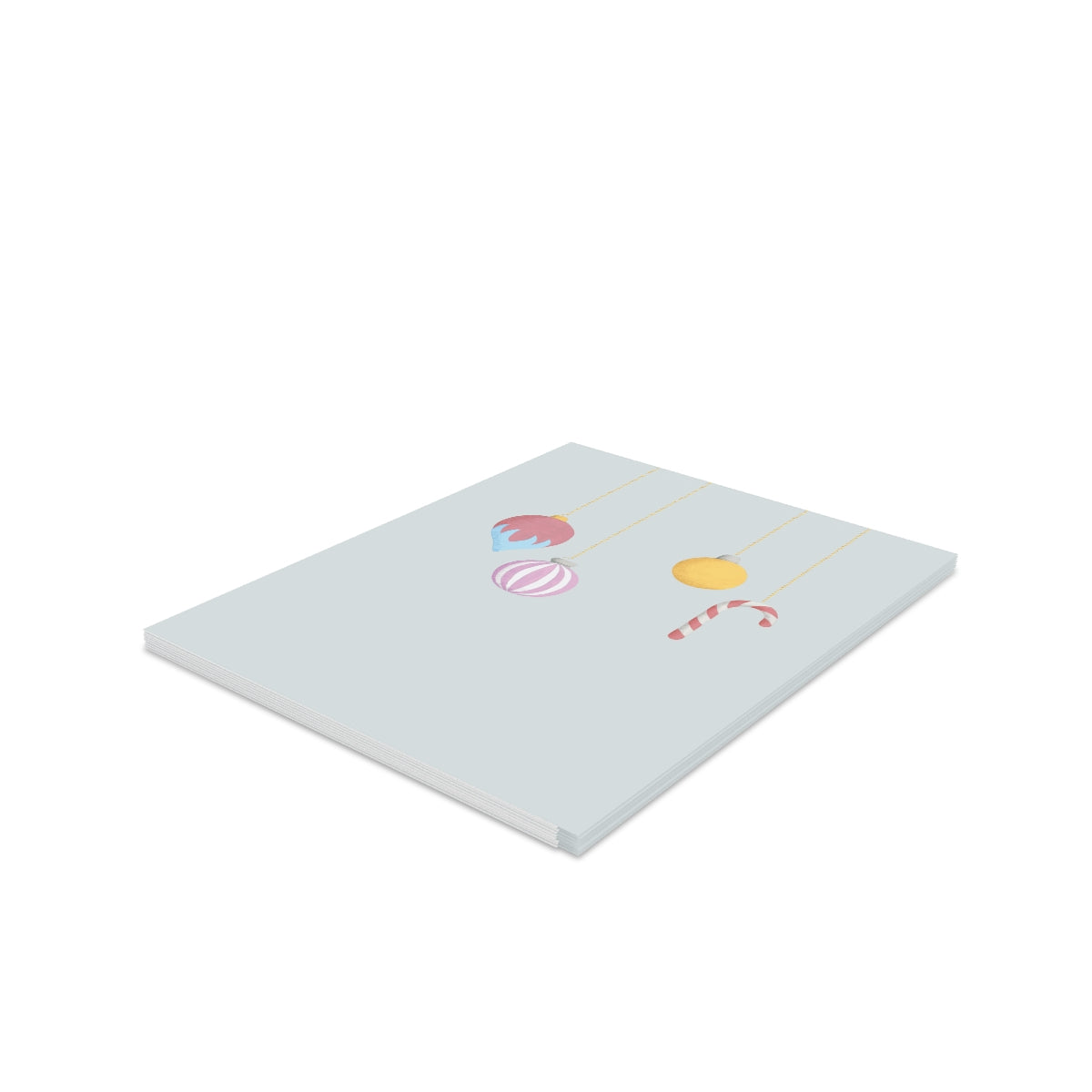 Meraki Paper - Holiday Greeting Cards - Ornaments - Pack of 8