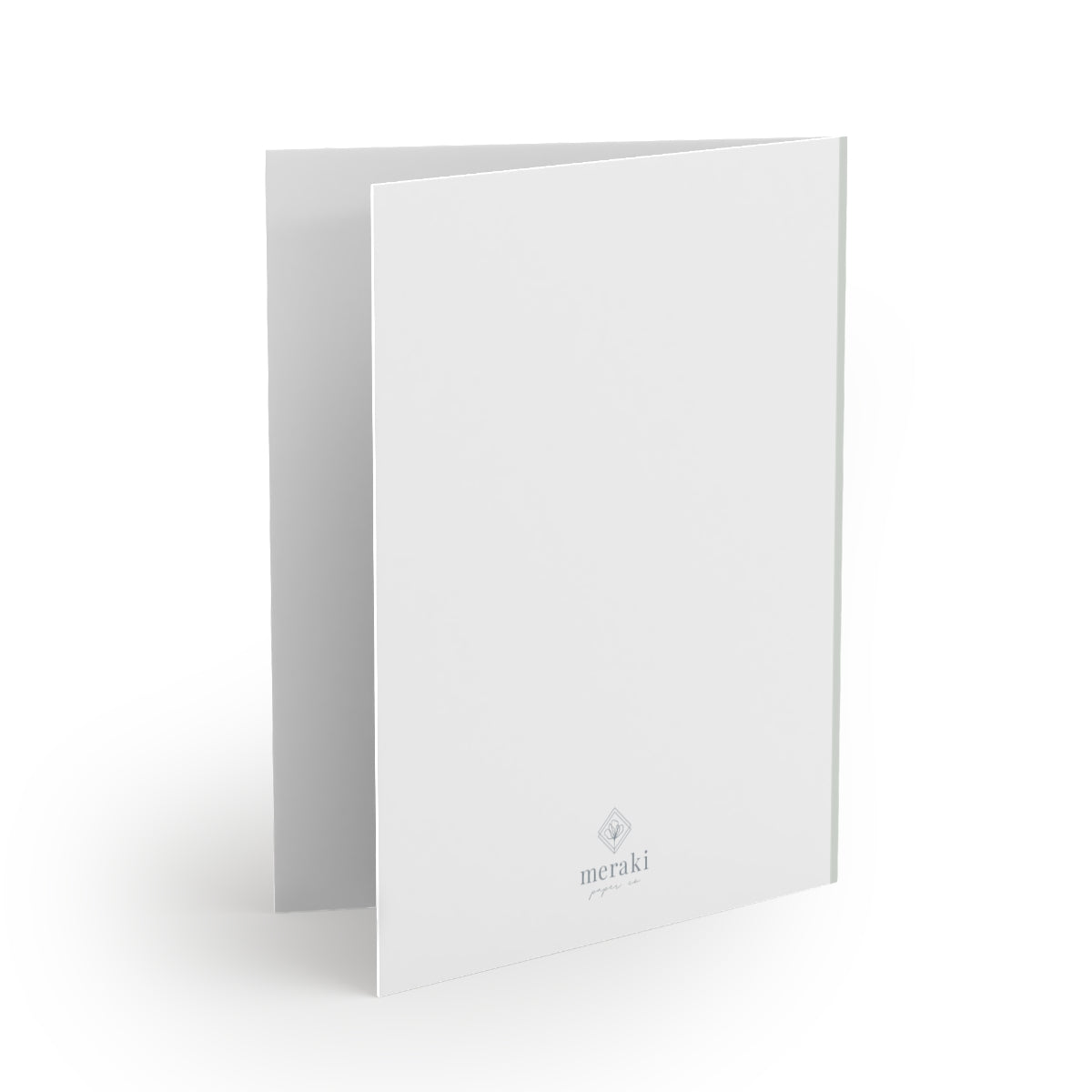 Meraki Paper - Holiday Greeting Cards - Peace, Joy & Love - Back View