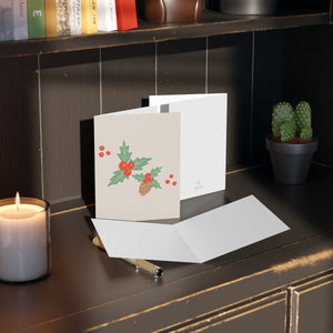 Meraki Paper - Holiday Greeting Cards - Pinecones - In Use