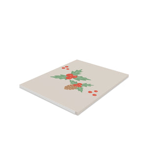 Meraki Paper - Holiday Greeting Cards - Pinecones - Pack of 8
