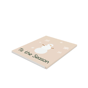Meraki Paper - Holiday Greeting Cards - Snowman - Pack of 8