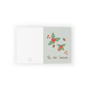 Meraki Paper - Holiday Greeting Cards - Tis the Season - Flat View