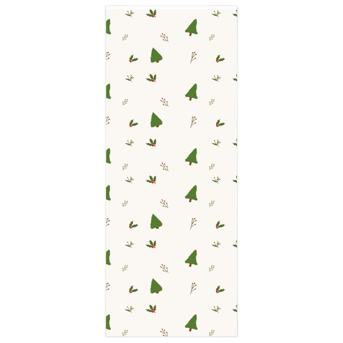 Meraki Paper - Holiday Wrapping Paper - Evergreen Trees - 24x60
