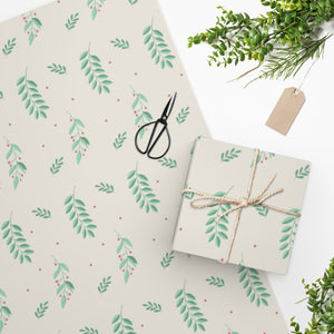 Meraki Paper - Holiday Wrapping Paper - Evergreens - In Use