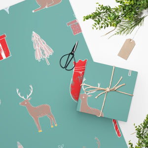Meraki Paper - Holiday Wrapping Paper - Holiday Ensemble - In Use