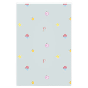 Meraki Paper - Holiday Wrapping Paper - Ornaments - 24x36