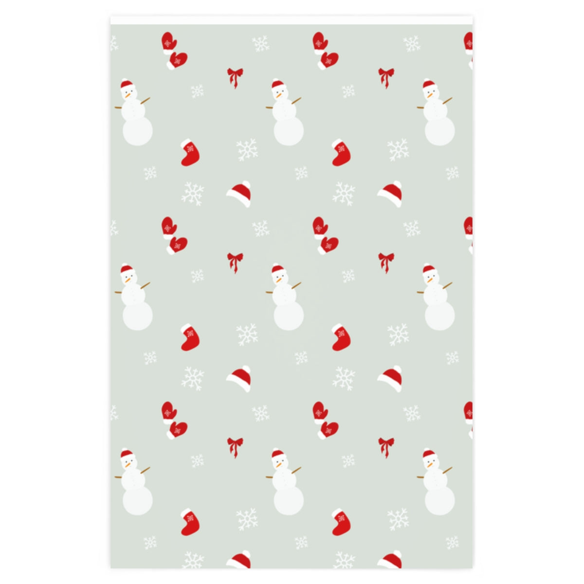 Meraki Paper - Holiday Wrapping Paper - Snowman - 24x36