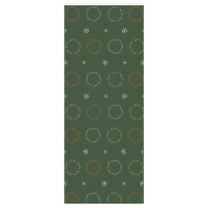Meraki Paper - Holiday Wrapping Paper - Wreaths - 24x60