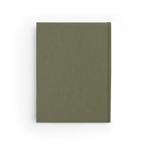 Meraki Paper - Hunter Ruled Line Hardcover Journal - Back View