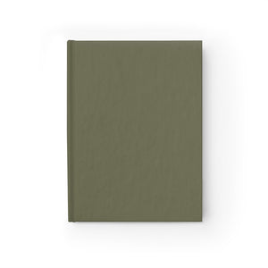Meraki Paper - Hunter Ruled Line Hardcover Journal - Front View